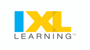 IXL Logo Block letters for IXL logo. Blue letter "I" and yellow lettings "XL" with learning underneath
